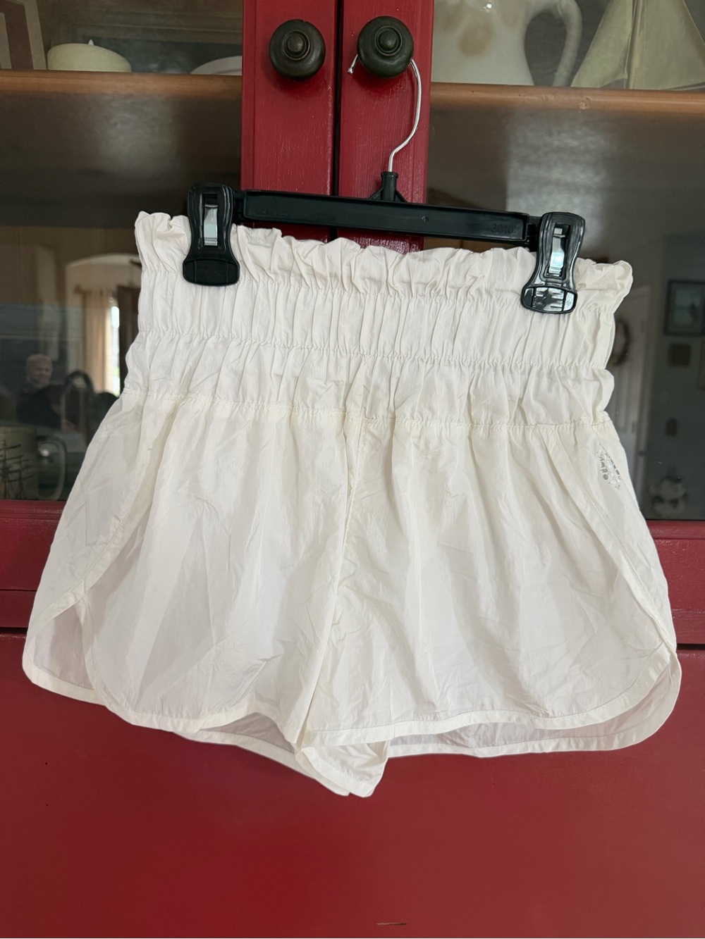 FP Movement by Free People White Elastic Waist Athletic Shorts